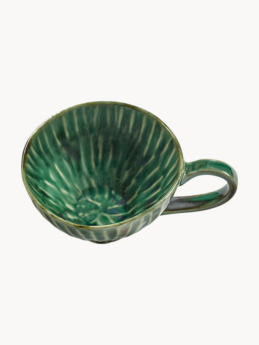 Verde Lanza Hand-Finished Mugs, Set of 2
