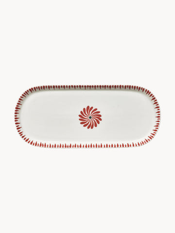Bazaar Hand-Finished Oval Serving Platters, Set of 2