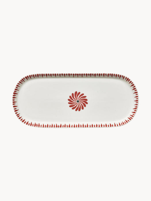 Bazaar Hand-Finished Oval Serving Platters, Set of 2