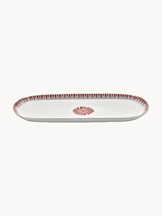Bazaar Hand-Finished Oval Serving Platters, Set of 2