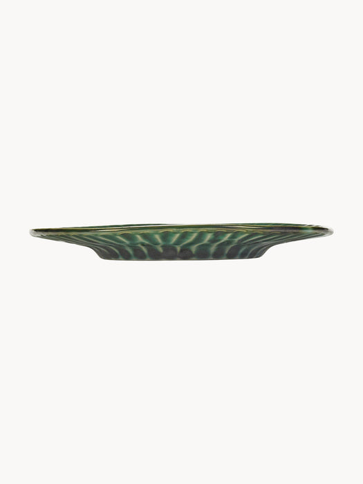 Verde Lanza Hand-Finished Saucers, Set of 2
