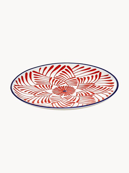 Bazaar Hand-Finished Dinner Plates, Set of 4