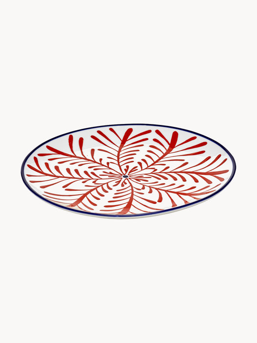 Hand-Finished Dinner Plates Bazaar Set of 4
