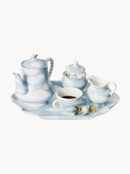 Les Objets Mouleversants Hand-Finished Porcelain Tea Pot, 850 ml