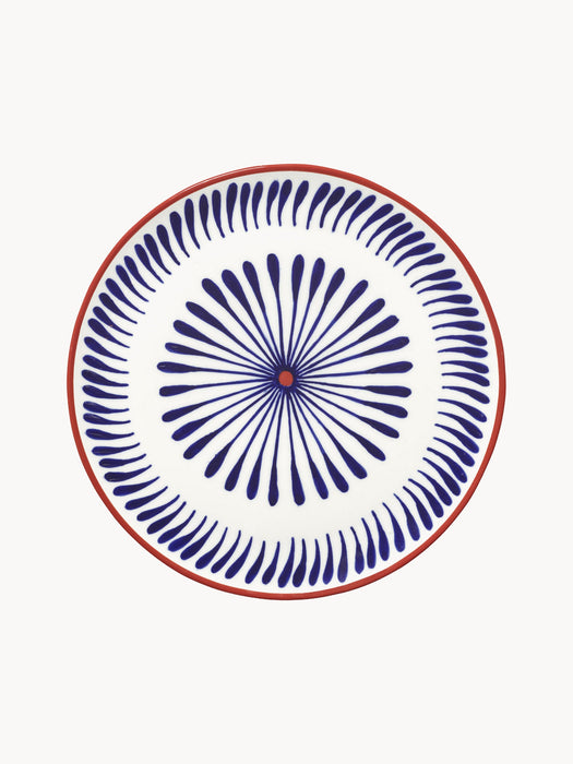 Hand-Finished Breakfast Plates Bazaar Set of 4