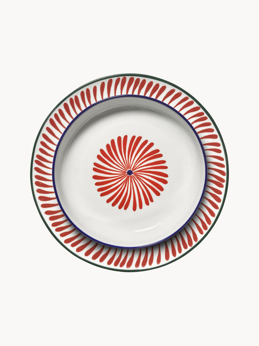 Hand-Finished Pasta Plates Bazaar Set of 4