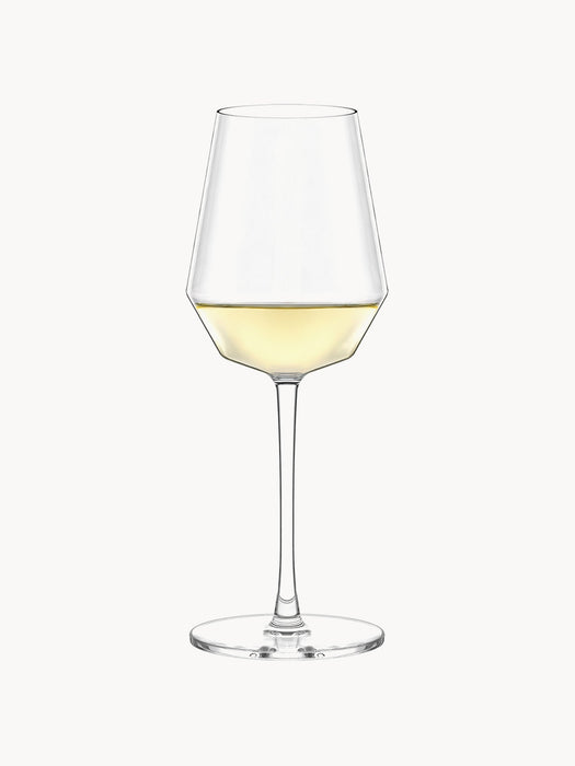 Crystal White Wine Glasses Celestia Set of 6