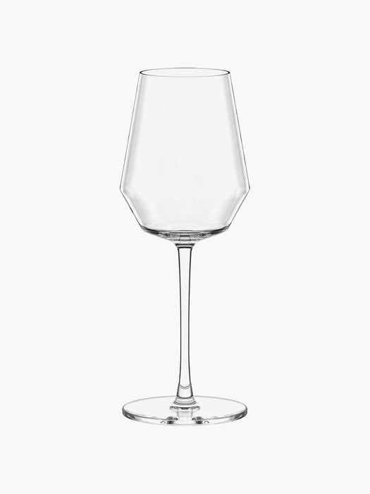 Crystal White Wine Glasses Celestia Set of 6