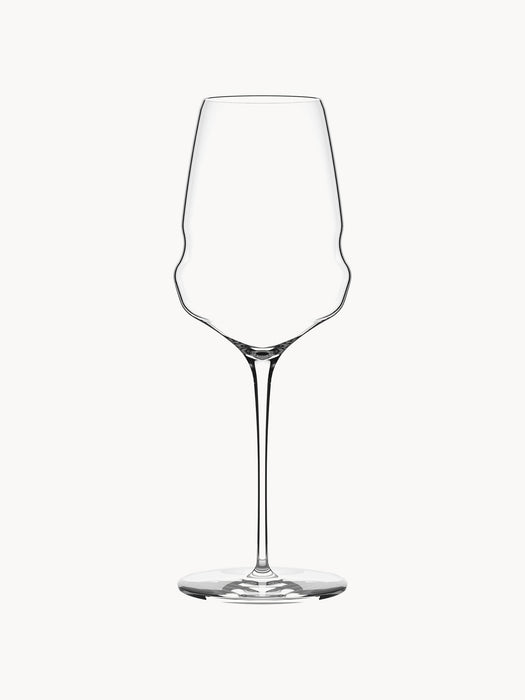 Crystal White Wine Glasses Cocoon Set of 6