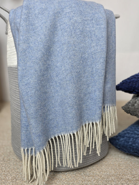 Wool Throw Faro with Cashmere
