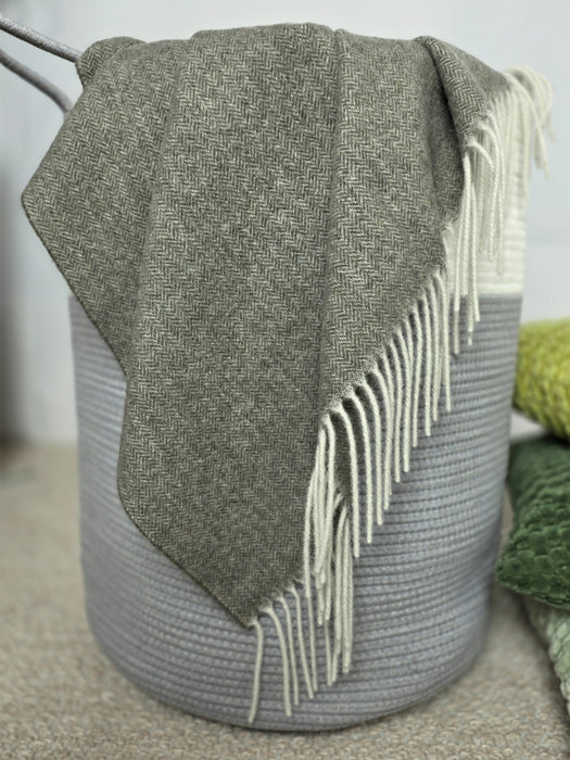 Wool Throw Faro with Cashmere