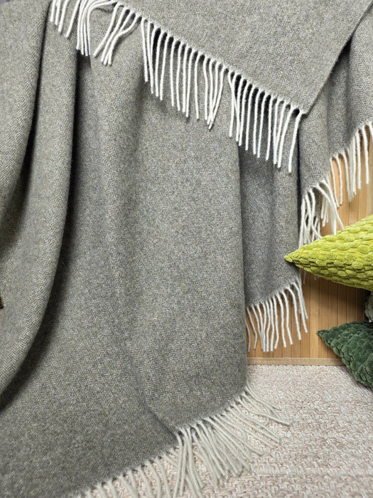 Wool Throw Faro with Cashmere