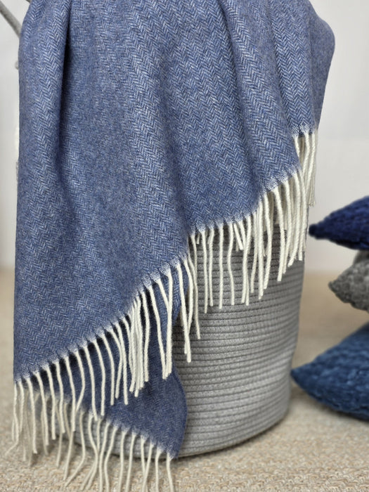 Wool Throw Faro with Cashmere