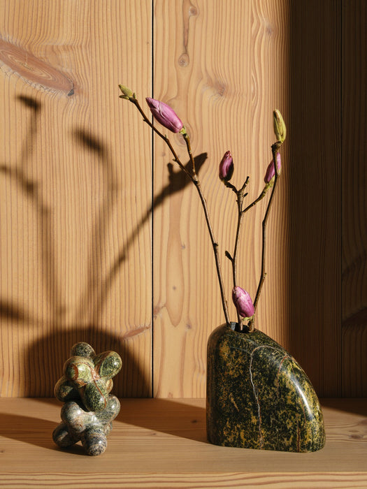 Hand-Carved Deco Marble Object Jack