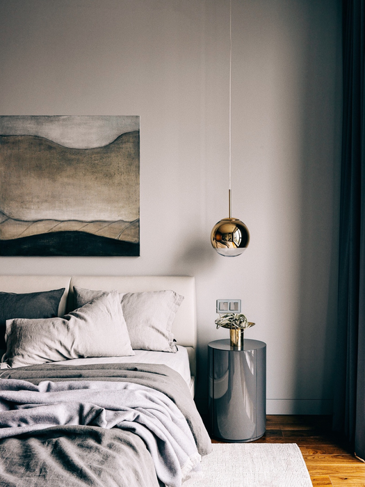 Dimmable Pendant Light Mirror Ball