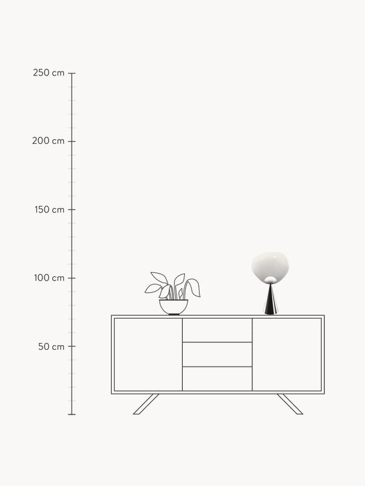 Dimmable LED Table Lamp Melt