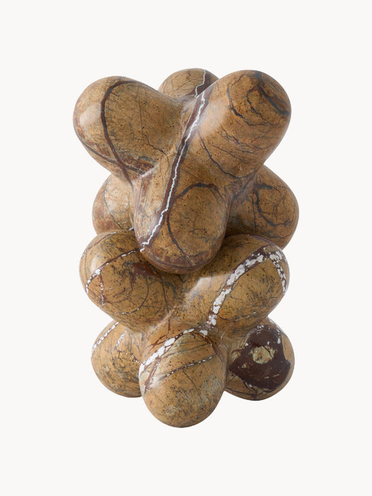 Hand-Carved Deco Marble Object Jack