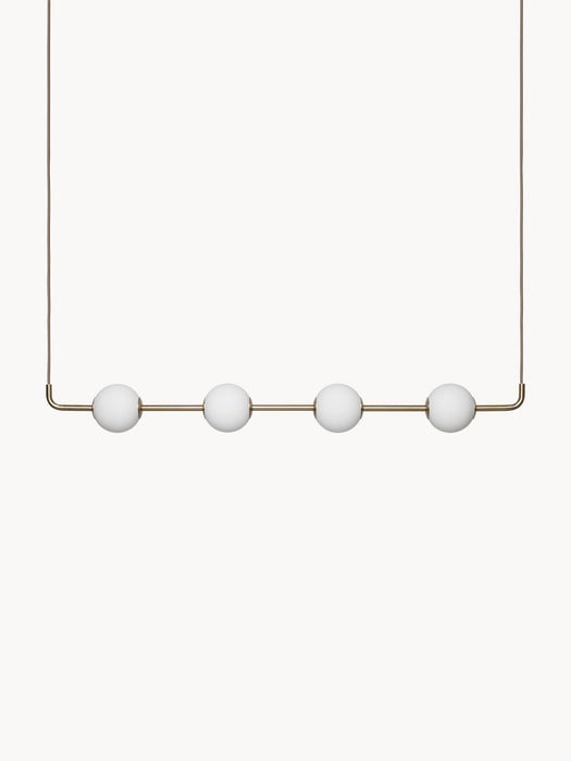 Mouth-Blown LED Pendant Light Audrey Linear