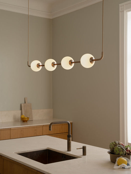 Audrey Linear Mouth-Blown LED Pendant Light