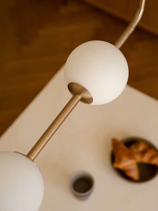 Mouth-Blown LED Pendant Light Audrey Linear