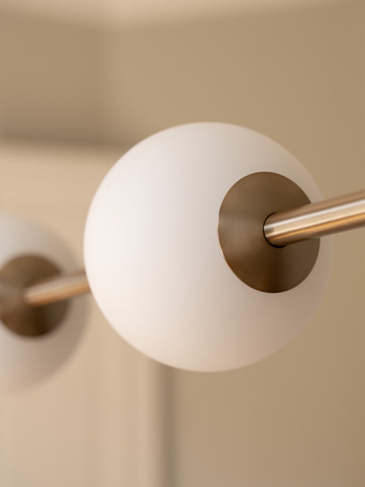 Mouth-Blown LED Pendant Light Audrey Linear
