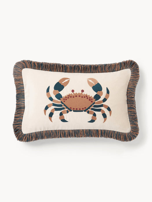 Triton Cushion Cover with Fringes