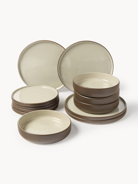 Tableware Set Ginger 4 People Set of 12