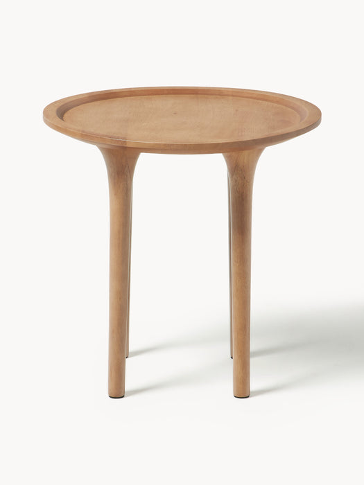 Round Mango Wood Side Table Jeani