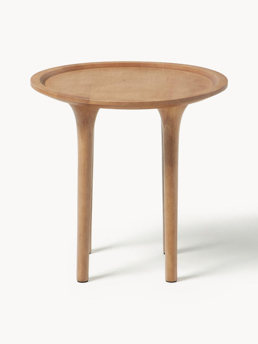Jeani Round Mango Wood Side Table