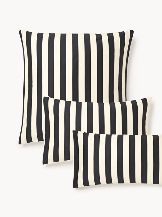 Striped Cotton Sateen Pillowcase Zani