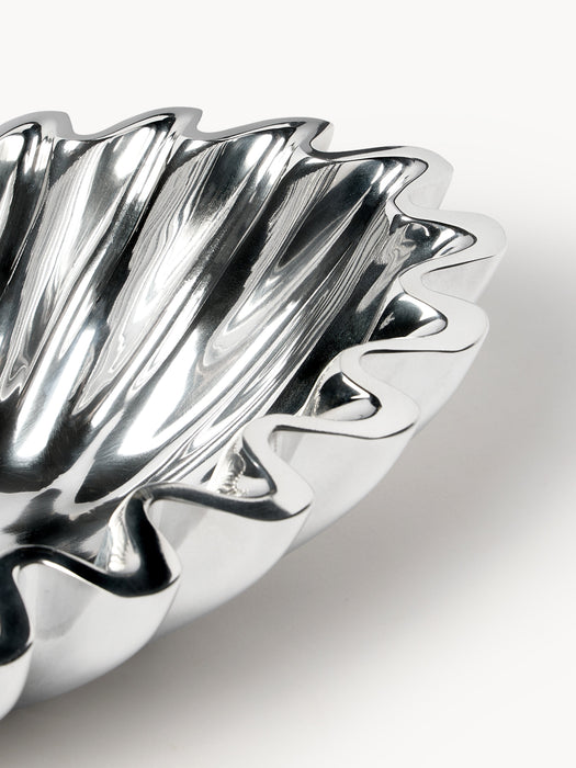 Oval Decorative Metal Bowl Santorini W 35 cm