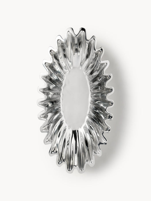 Santorini Oval Decorative Metal Bowl, W 35 cm