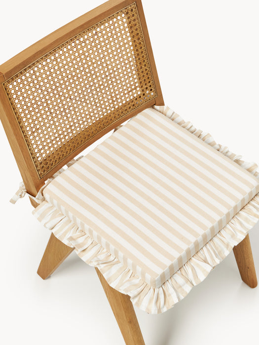 Striped Seat Cushions Ivette Set of 2