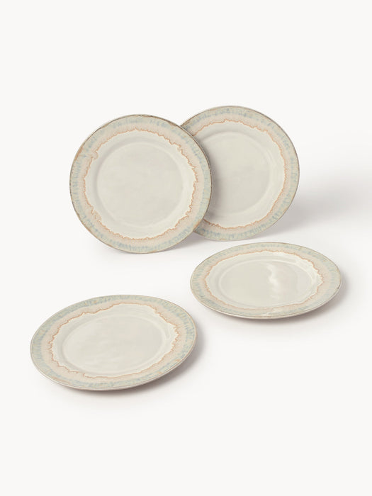 Myrtille Handmade Breakfast Plates, Set of 4