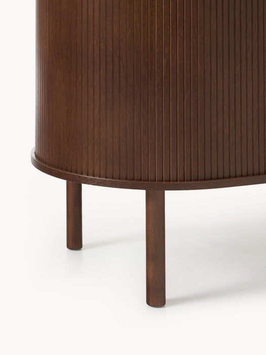 Compact Wardrobe Calary with Fluted Front