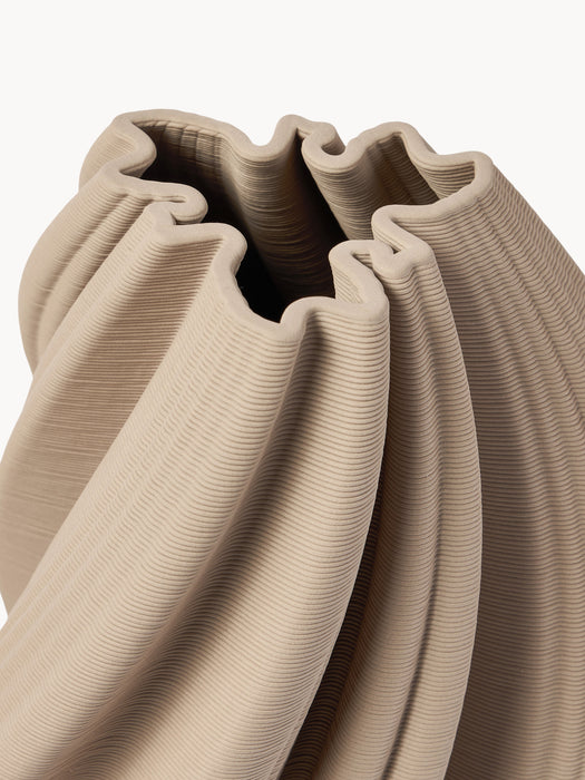 3D Printed Porcelain Vase Melody H 29 cm