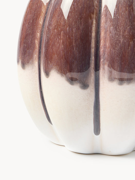 Pumpkin-Shaped Decorative Object Moranga H 17 cm