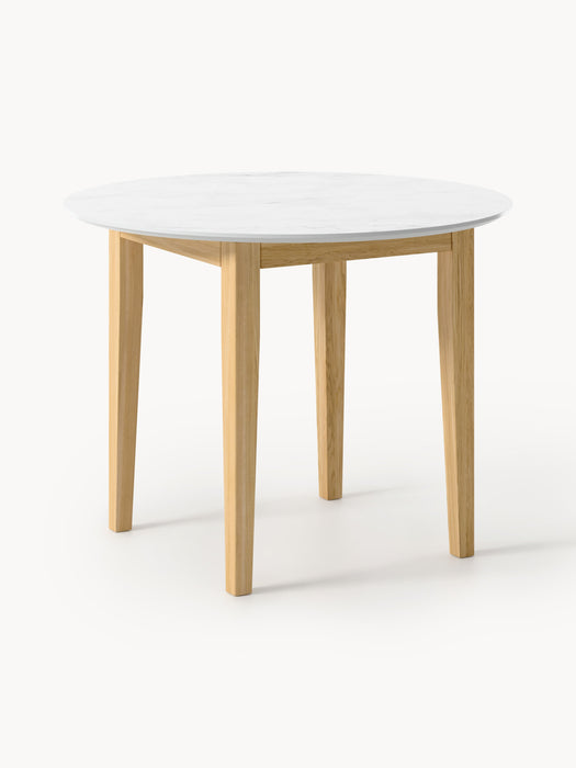 Round Marble Effect Dining Table Jackson in various sizes