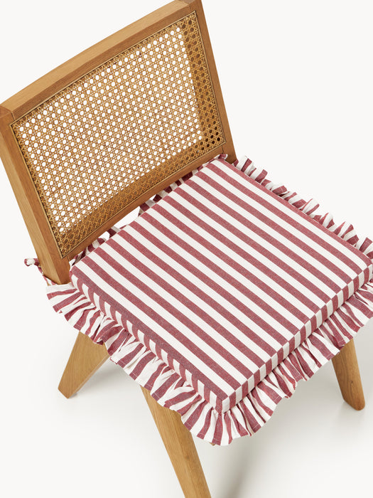Striped Seat Cushions Ivette Set of 2