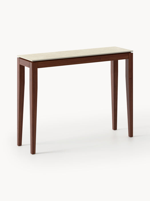 Travertine Effect Console Table Jackson