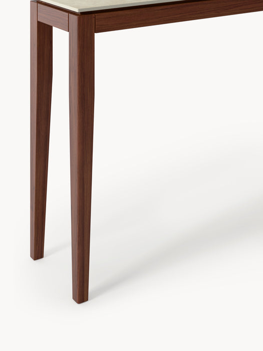 Travertine Effect Console Table Jackson