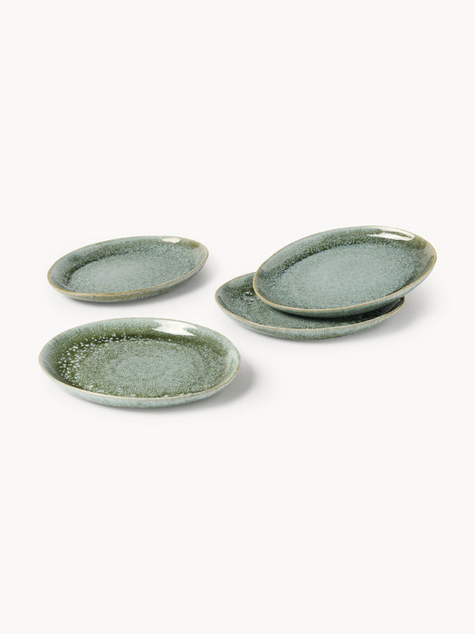 Handmade Organic Shaped Tableware Set Macey 4 people Set of 12