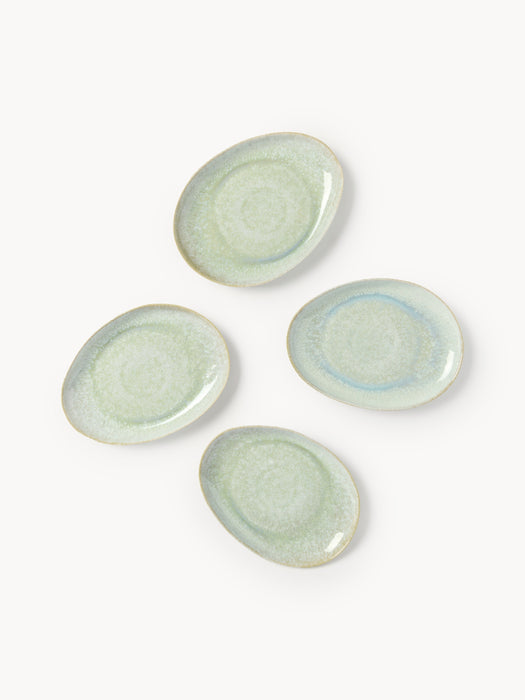 Handmade Organic Shaped Tableware Set Macey 4 people Set of 12