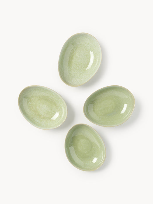Handmade Organic Shaped Tableware Set Macey 4 people Set of 12