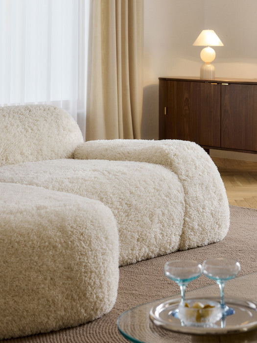 Modular Teddy Corner Sofa Wolke 3-seater