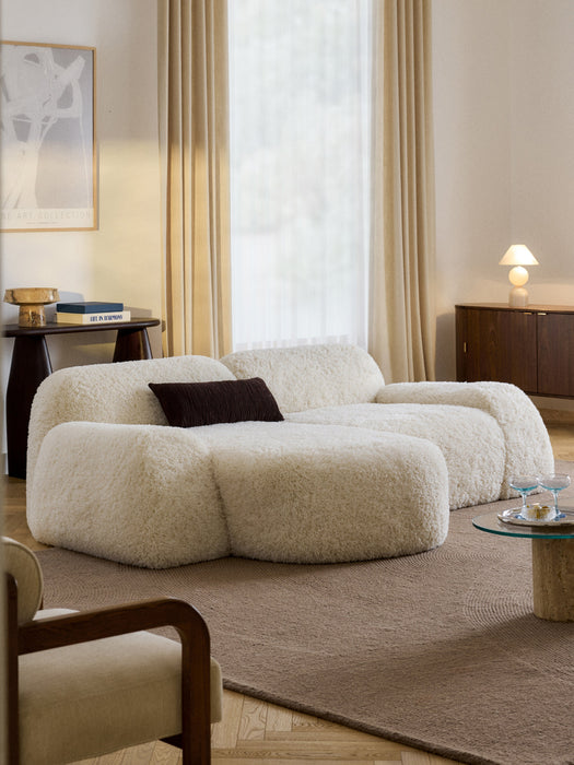 Modular Teddy Corner Sofa Wolke 3-seater