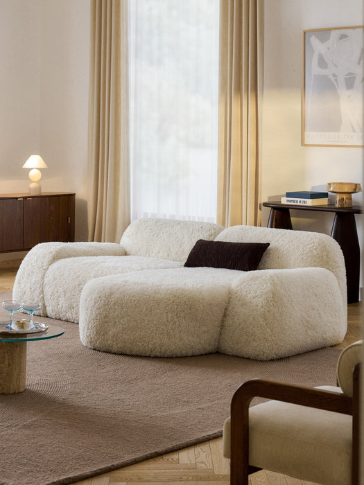 Modular Teddy Corner Sofa Wolke 3-seater