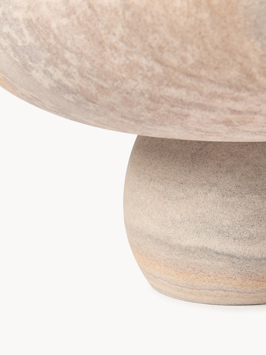 Decorative Sandstone Bowl Cunca