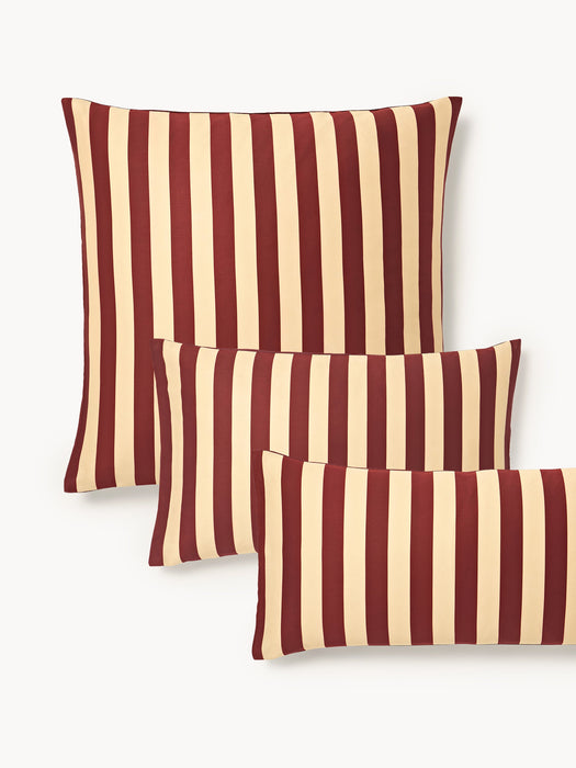 Striped Cotton Sateen Pillowcase Zani