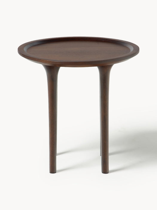Jeani Round Mango Wood Side Table